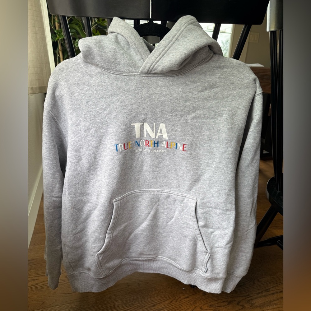 TNA COZYAF Perfect Hoodie – Heather Ice Grey | Size Medium